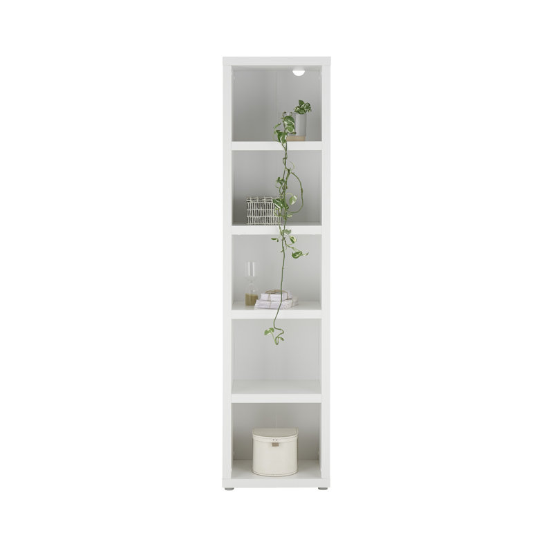 Makensi 201cm H Plastic Standard Bookcase, 201cm H x 50cm W x 38cm D