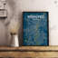« winnipeg city map », reproduction d’impression sur affiche-22634320