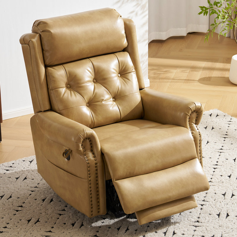 Large Power Lift Recliner Chair For Elderly, Oversized Lay Flat Recliner With Massage And Heat, Electric Lift Chair With Adjustable Headrest, Extended Footrest, Usb Ports.
