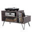 Étagère de rangement multimédia à double couche H 20,63 po