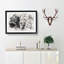 Portrait of a Proud Lion - Picture Frame Graphic Art Print-56892358-56892363