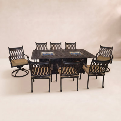 Brockport 84" Sunbrella® Patio Dining Set