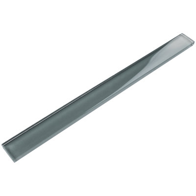 Pencil 1'' x 11.75'' Glass Border Tile