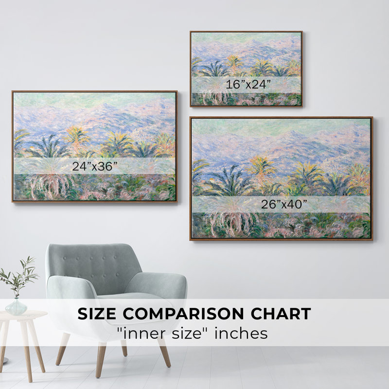 "Vintage Landscape -CCXLII" sur toile, H 25 po x l 37 po, Noyer