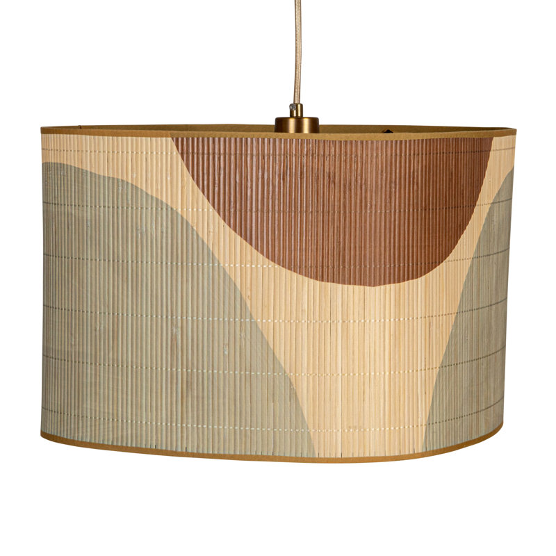 Luminaire suspendu en bambou Circles Of Harmony