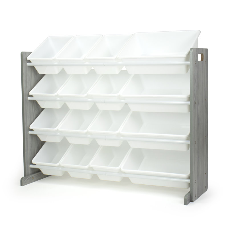 Aaban Viv + Rae™ Toy Organizer, Grey Wood Grain/White