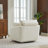 Upholstered Swivel Chair With 2 Side Pillows-213770559