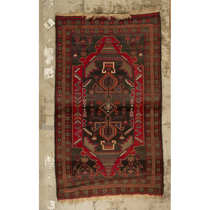 Hand-Knotted High-Quality Red/Ivory Area Rug