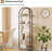 71in 5 Tier Arched Bookshelf, Freestanding Open Display Storage