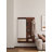 47.6*15.7In Full Body Mirror With Shelf & Hook, White Wall Mounted Mirror For Living Room Bedroom Decor-1531170448