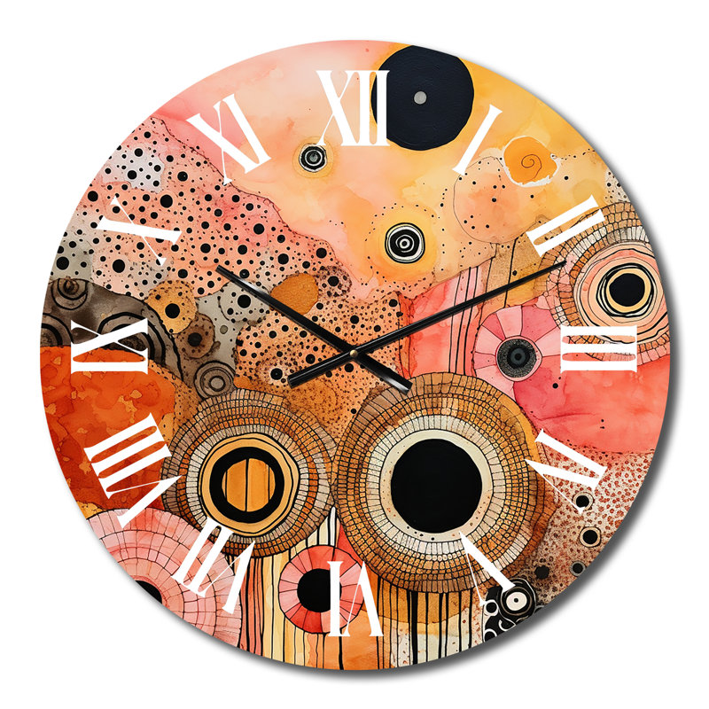 Horloge murale en métal, Petit
