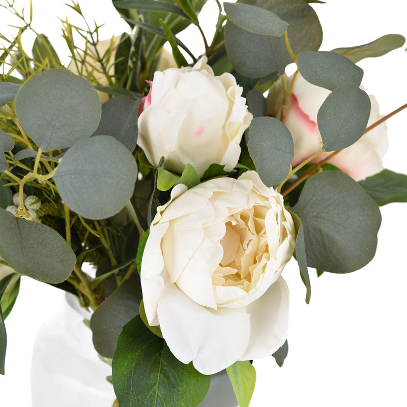 Peonies Arrangement in Vase