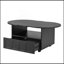 Table basse polyvalente avec roues de frein, plateau en nuage et grand espace de rangement pour votre salon-437867685