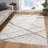 Gray Modern Abstract Pattern Runner Rug-1201071717