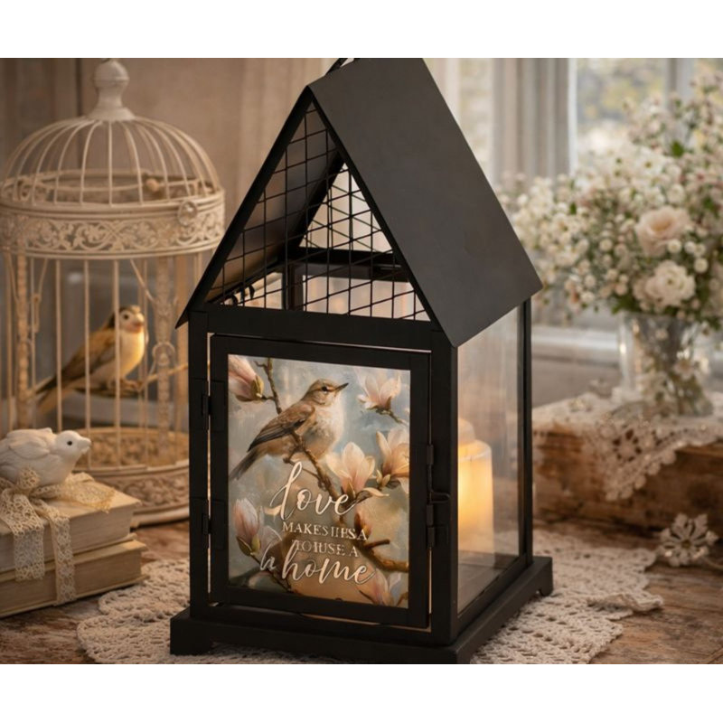Lanterne «Love Makes A House»