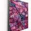 Horloge murale mauve rétro-99637023