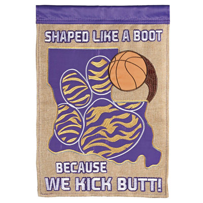 Drapeau de jardin de basketball de la Louisiane