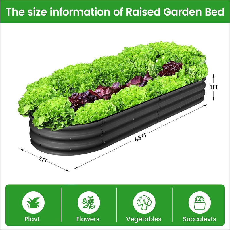 Metal Raised Garden Bed