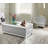 Hymir Glam Square End Table with Mirrored Glass Top in Faux Round Crystals