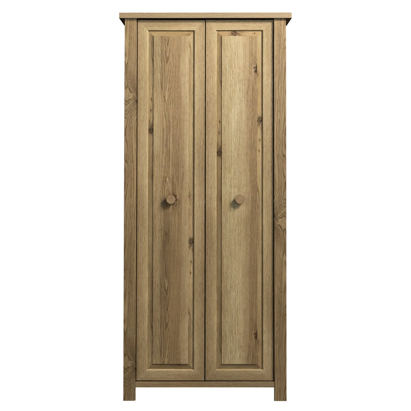 Armoire de rangement rustique brune, idéale pour la cuisine, la buanderie ou le salon, tablettes réglables et fixes, facile à assembler