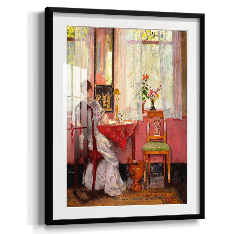 Vintage Portrait Print XCVI - Impression encadrée