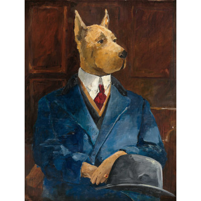 " Inspector Dogleash " Painting Print