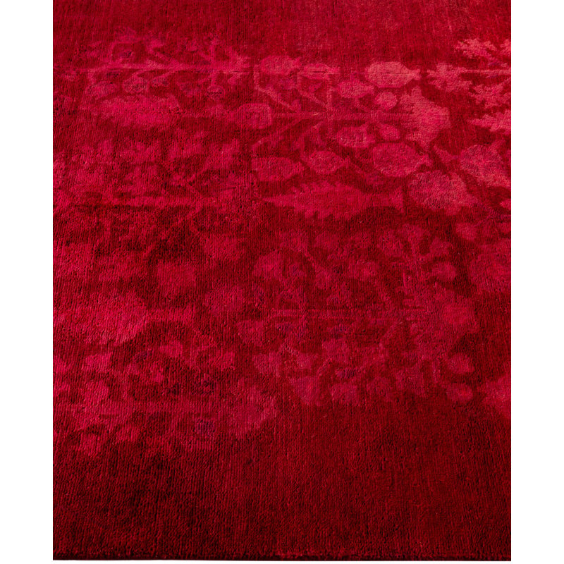 Overdyed One-of-a-Kind 3' 1" x 5' 0" Hand Knotted Area Rug