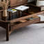 table basse en noyer de style antique