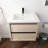 Kohlten 24" Wall-Mounted Single Bathroom Vanity Set, Floating Bathroom Vanity with 2 Drawers, Ceramic Basin Sink Top-86773706