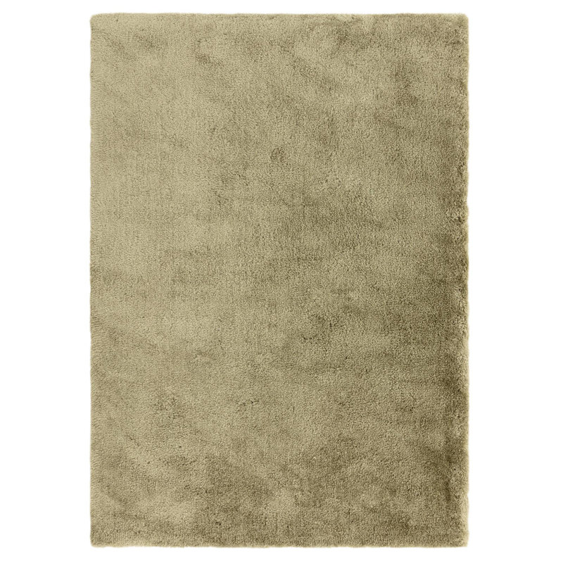 Tachiana Hand Tufted Shaggy Sage Area Rug, Rectangle 120 x 170 cm
