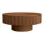 Table basse ronde 35 po fabriquée à la main en bois massif-1732708690-1737710158