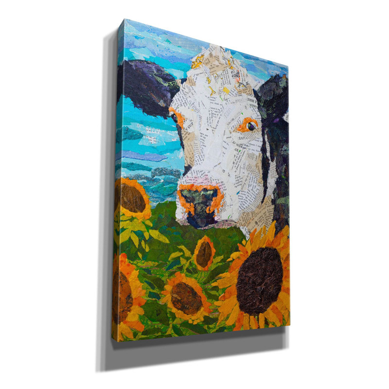 «Buttercup 2» par St. Hilaire Elizabeth, art mural sur toile, H 60 po x l 40 po x P 1,5 po