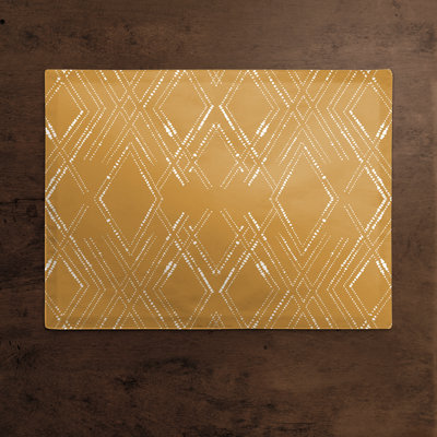 Polyester Geometric Rectangle Placemat