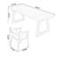 Ensembles de bureau 86,61 po Burlywood