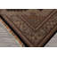 Tapis traditionnel bleu minuit en laine noué à la main 8 pi 9 po x 11 pi 2 po 400 KPSI