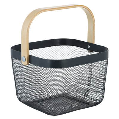 Latitude Run Mesh Tote With Bamboo Handle