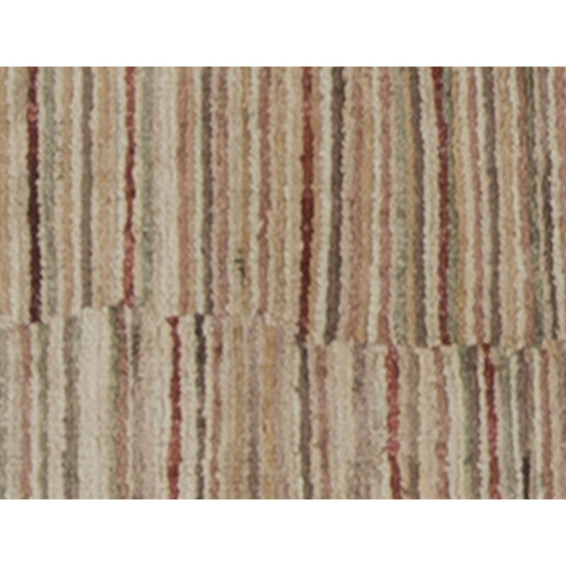 Hand Knotted Wool Area Rug in Multi