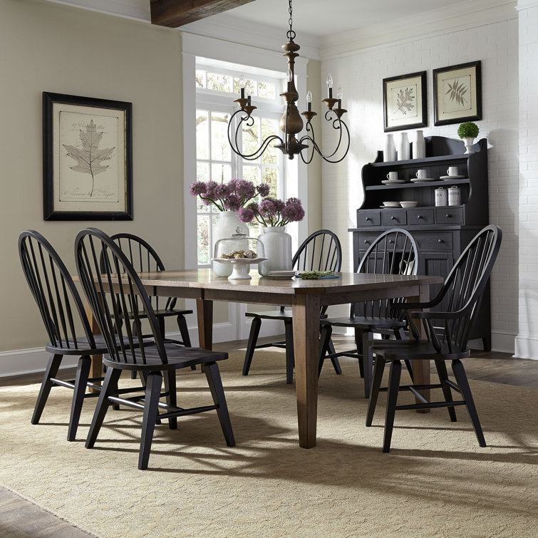 Hendry Extendable Solid Wood Dining Set