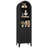 67" Tall narrow Arched Bookcase With Fluted Door,slim Storage Cabinet For Living Room, Office, Bedroom-1464653410