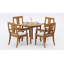 5 Pcs Grade-A Teak Wood Dining Set: 48" Round Table And 4 Osborne Arm Chairs #11OS1004-1442168012-1532768277