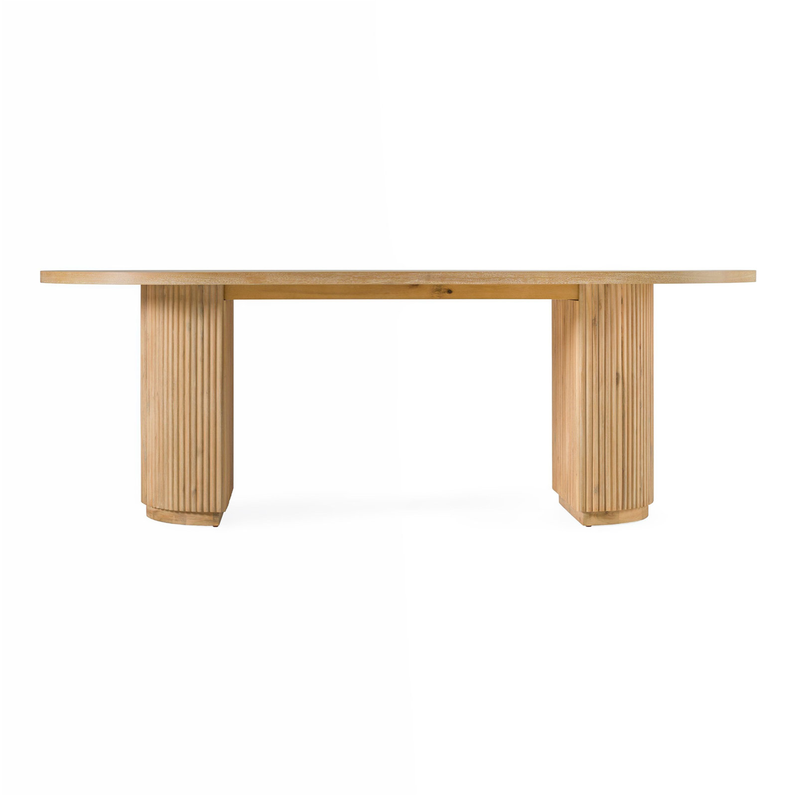 Fitzroy 87" Acacia Dining Table, 29.9" H x 86.6'' W x 43.3" D