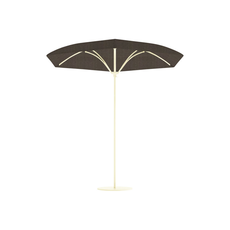 Parasol de marché Trace 9 pi 2 po, Ouverture manuelle, Parchemin, Mia II