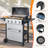 4-Burner Propane Gas BBQ Grill