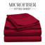 4 Piece Complete Bedding Set Duvet Cover Set With Fitted Bed Sheet & Pillowcases-111011596-111011609
