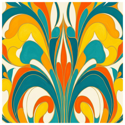 Colorful Abstract Art Double Sided Throw Pillows