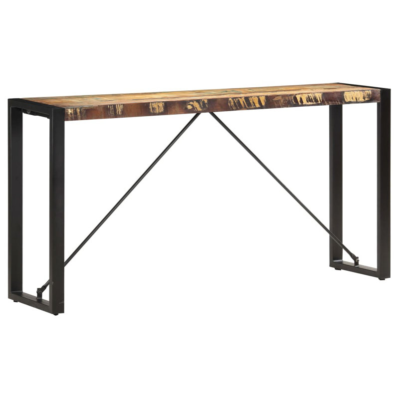 Winningham Solid Wood Top Console Table, H76 x W150 x D35cm