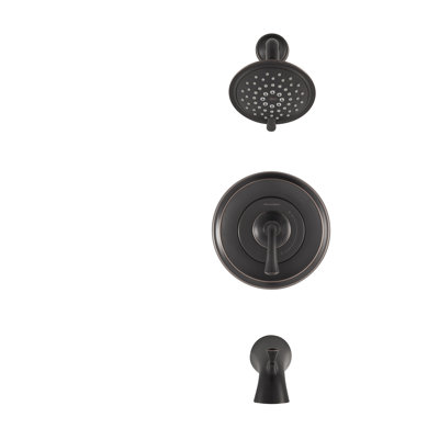Robinet de baignoire et douche thermostatique avec inverseur Patience