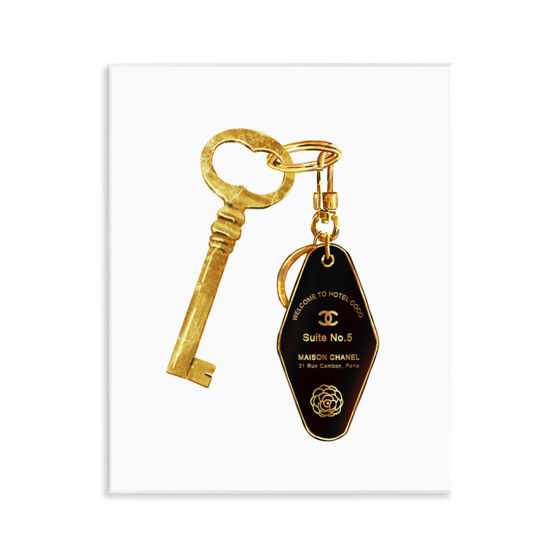 Plaque murale luxueuse Fashion Key, design par Ziwei Li