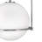 Arie 1-Light Steel Pendant with Globe Shade-578231547-578231540