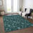Washable Floral Indoor / Outdoor Rug-109536970